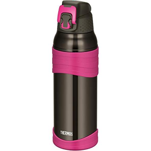 THERMOS Water Bottle Vacuum Insulated Sports Bottle Dot black 1.0L 