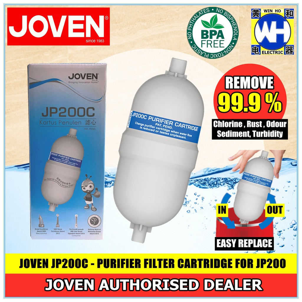 (100 GENUINE) Joven JP200 Cartridge Filter for Replacement Joven Water Purifier JP200 / JP200C