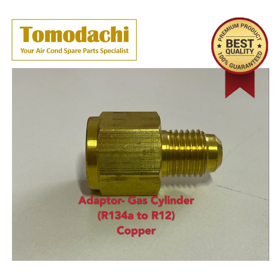 Ready Stock Adaptor For Gas Tank R134a To R12 Shopee Malaysia