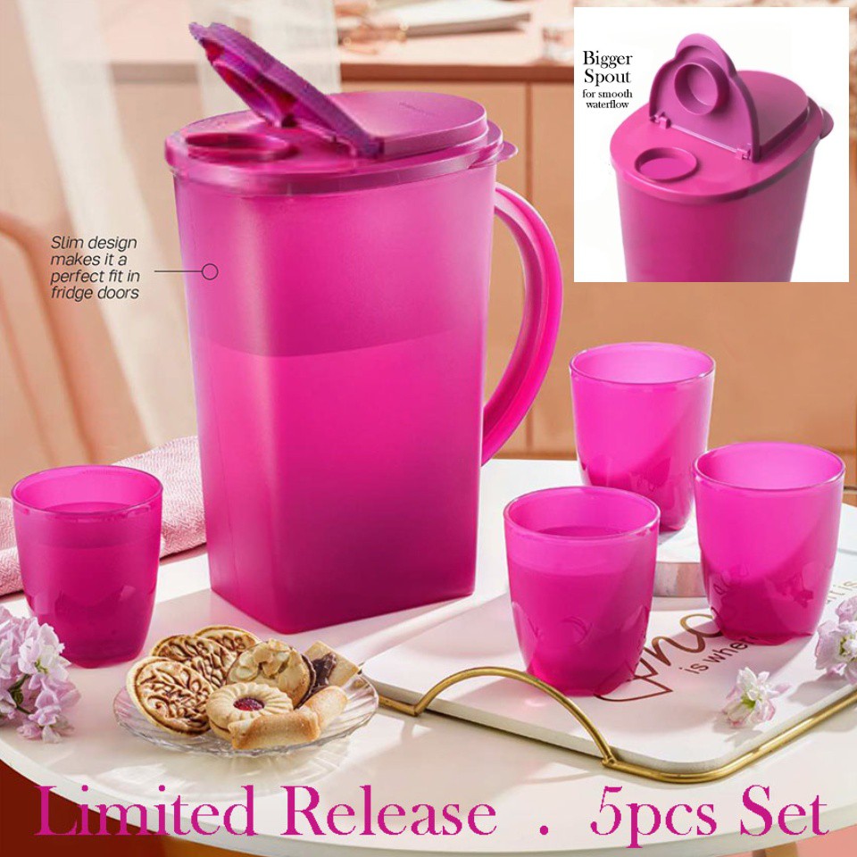 Tupperware Camellia Collection Serve ware Set/Mug/Cawan/Jug
