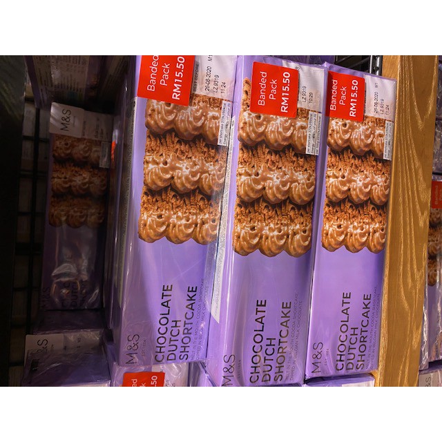 Marks & Spencer Double Chocolate Shortbread Cookies. Shopee Malaysia