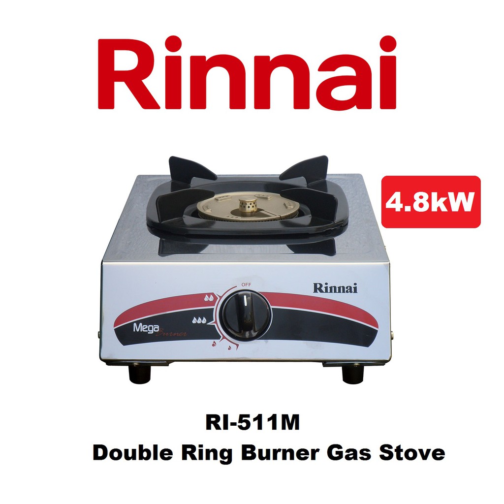 RINNAI Double Ring Burner Gas Stove RI511M Shopee Malaysia