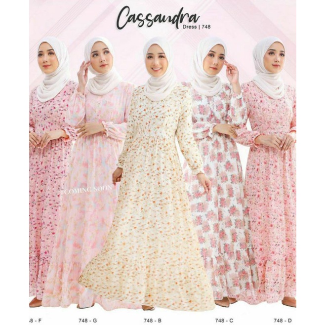 Cassandra Dress Chiffon Dress Ironless & Flowly (748)