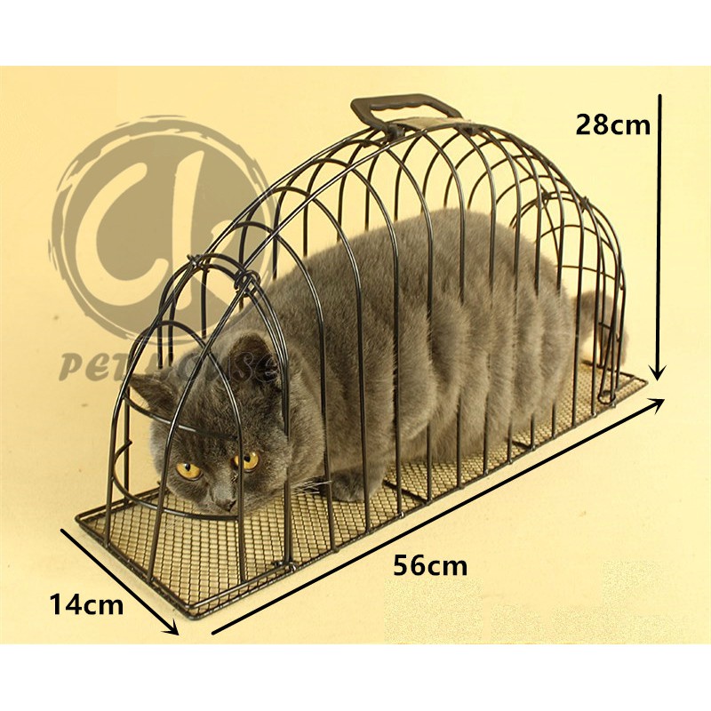 Cat Bathing Cage Bath Cage / Sangkar Mandi Kucing LARGE Shopee Malaysia