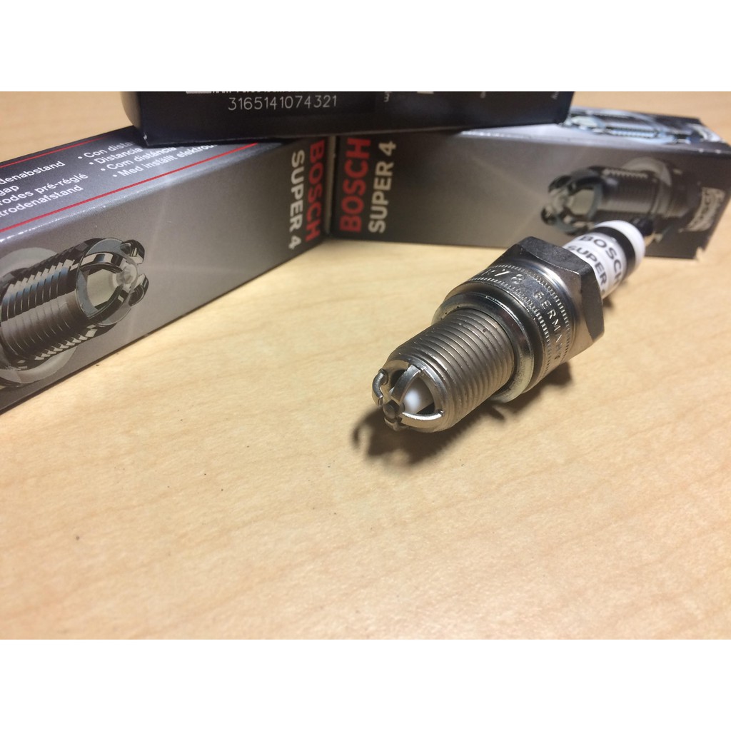 (PROMO) 3pcs plug BOSCH SUPER 4 (WR78) SPARK PLUG for KANCIL 660 / 850 ...