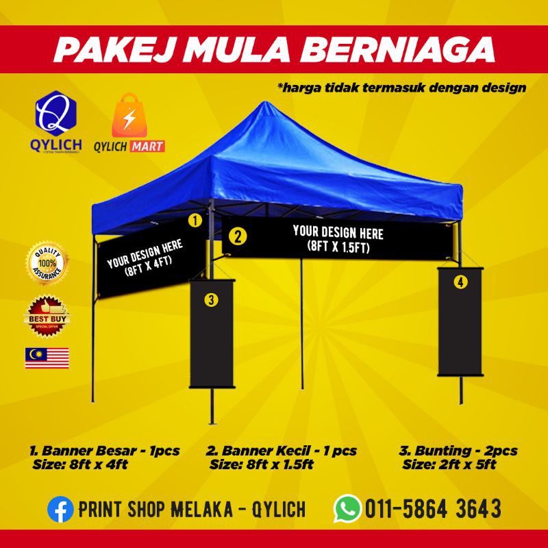 pakej-banner-bunting-khemah-kanopi-gerai-10ft-x-10ft-boleh-custom