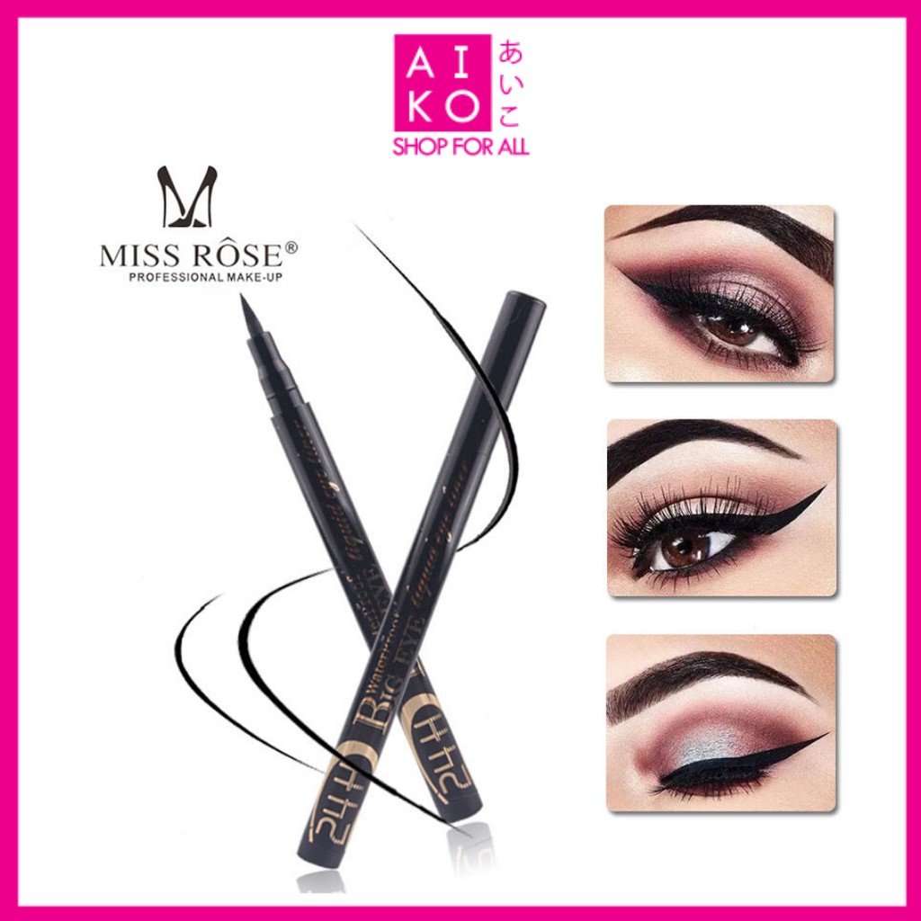 (AIKO)MISS ROSE EYELINER 24H WATERPROOF (KOTAK GOLD)