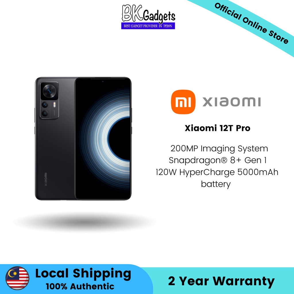 Xiaomi 12T Pro | 200MP Imaging System | Snapdragon® 8+ Gen 1 | 120W ...