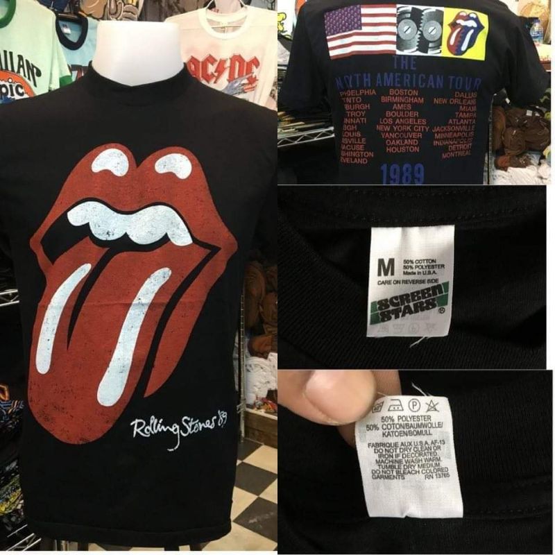 BAJU BAND ROLLING STONES | Shopee Malaysia