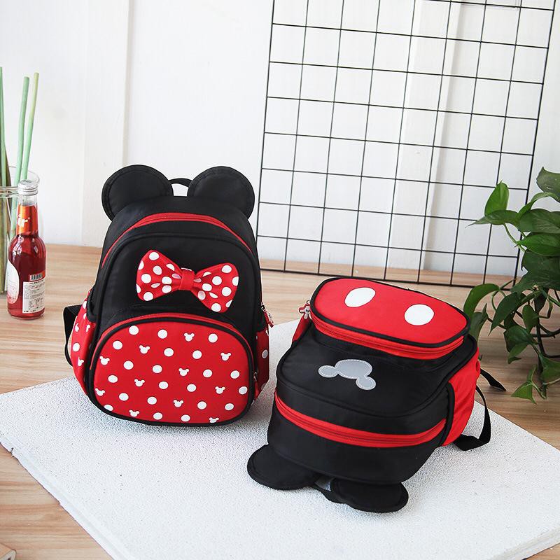 10.10 Mickey And Minnie Children BACKPACK Bag | Shopee Malaysia