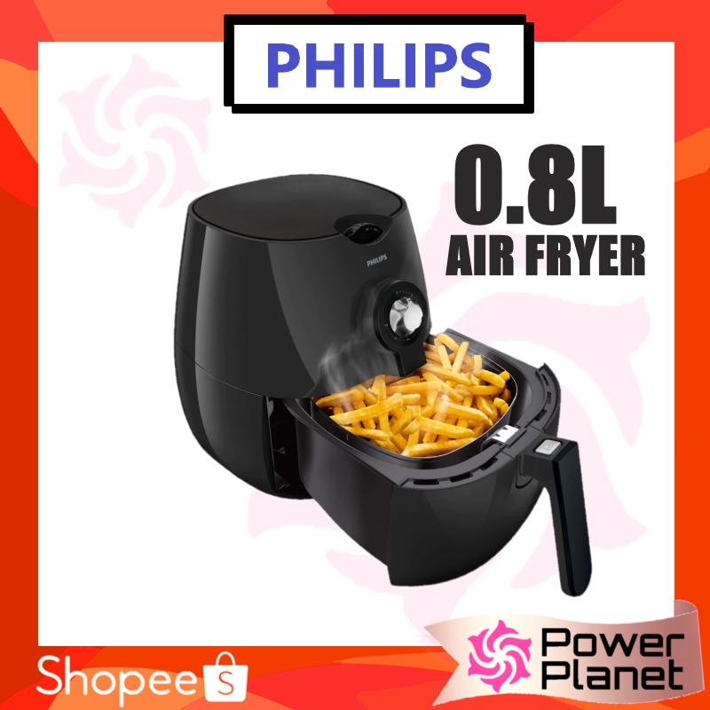 Philips 0.8L Air Fryer HD9218 Daily Collection with Rapid Techonology HD9218/31 (BLACK) Shopee