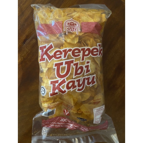 Tapioca Chips Kerepek Ubi Kayu 550gm Shopee Malaysia