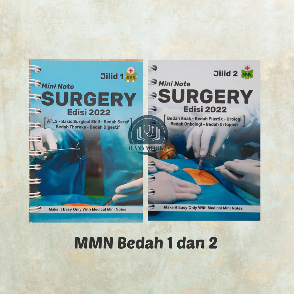 Medical Mini Notes Surgery MMN Surgery Pocket Medical Book MMN Surgery Surgery Volumes 1 and 2