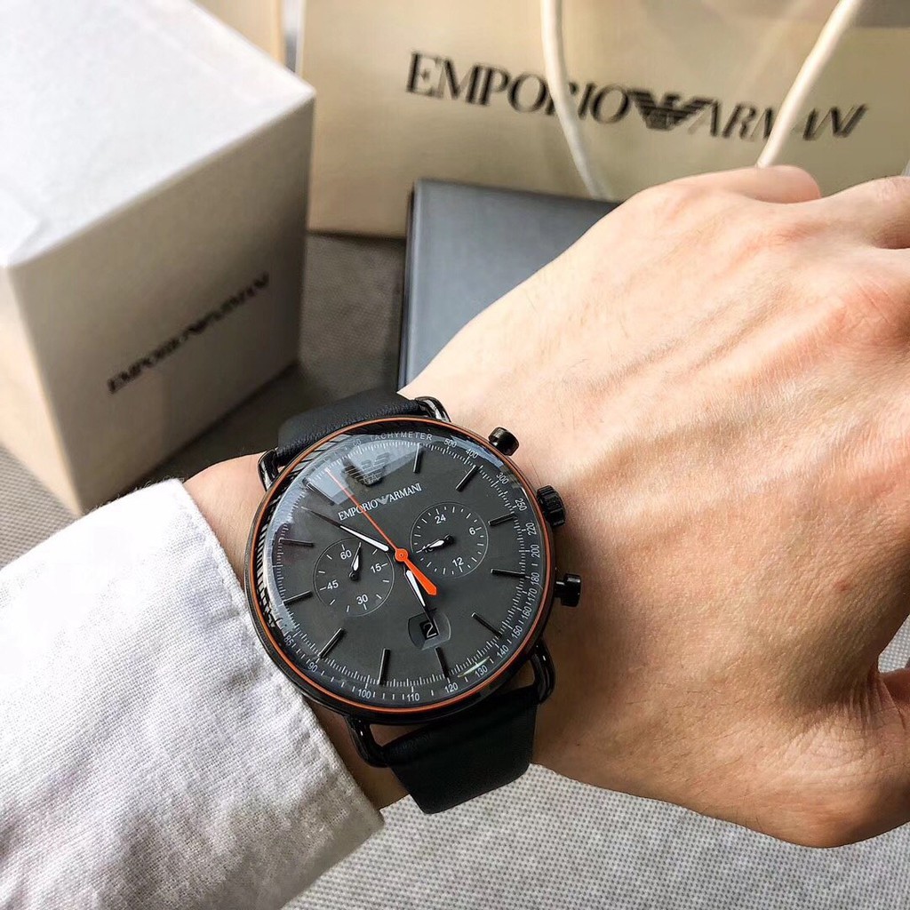 EMPORIO ARMANI AVIATOR Chrono Genuine 