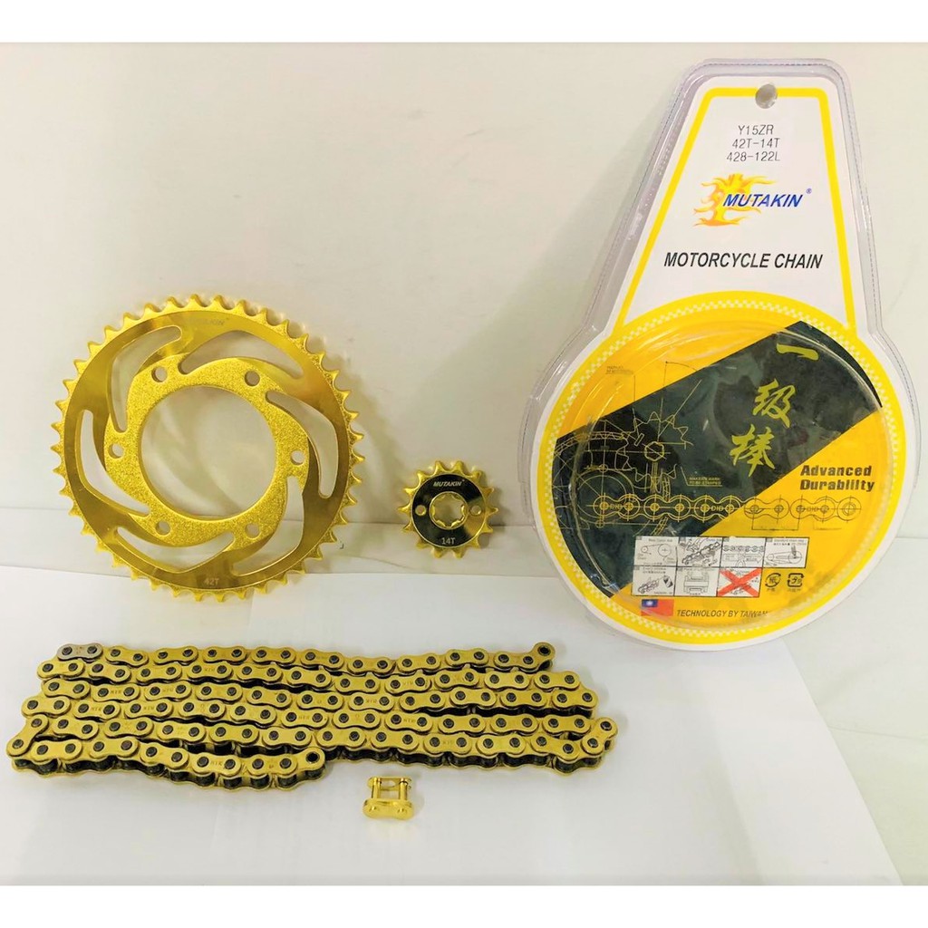 MUTAKIN SPROCKET SET Y15ZR / LC135 / RS150 Shopee Malaysia