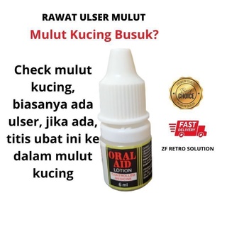 Ubat Ulcer / Ulser Mulut Kucing , Sakit Mulut Kucing, Cat Dog 