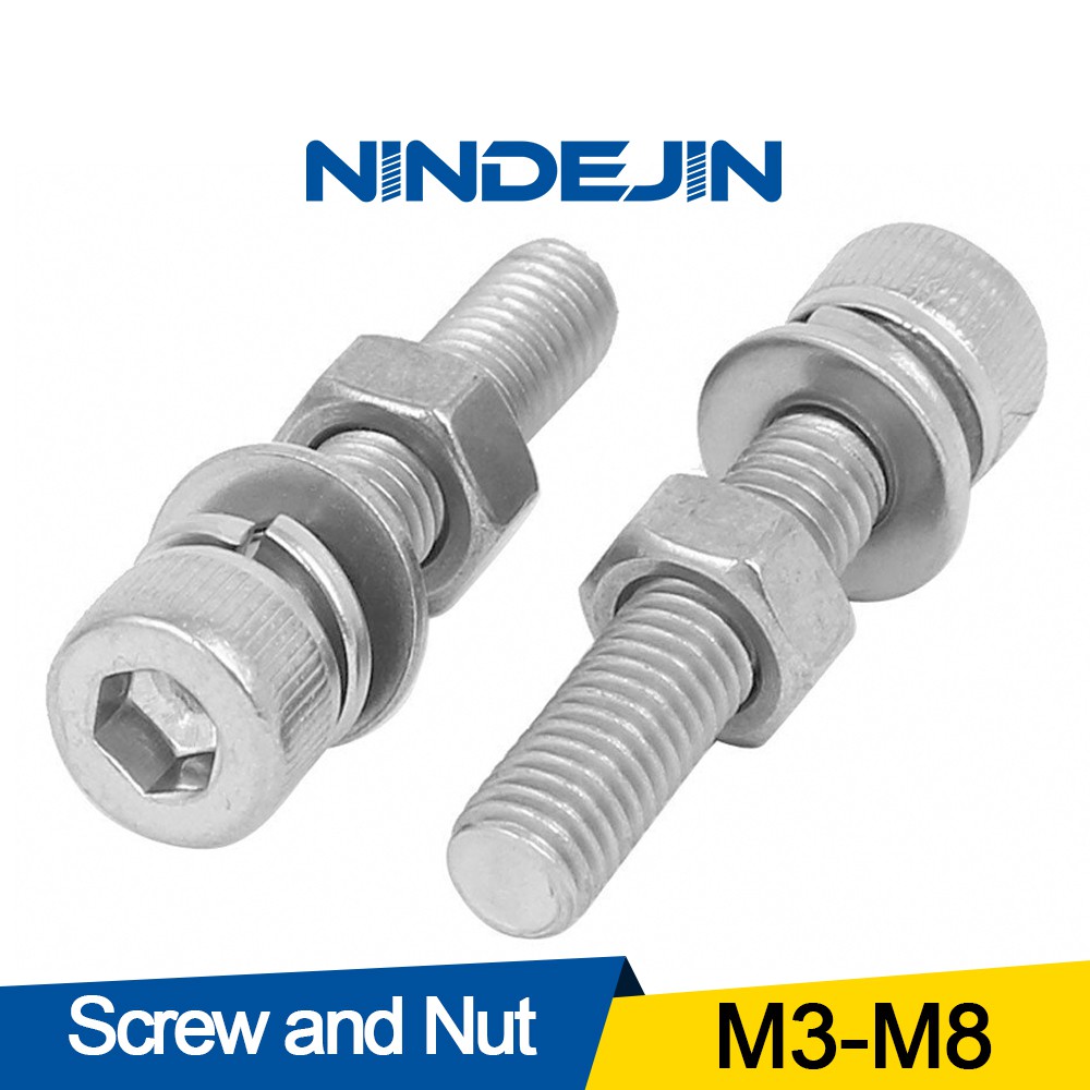 screw with nut head