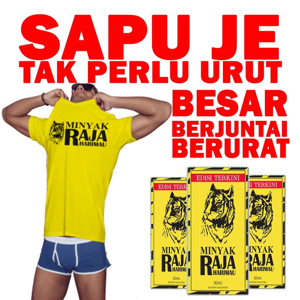 Original Promosi Ubat Kuat Minyak Raja Harimau Untuk Tahan Lama Dan Lebih Besar Shopee Malaysia