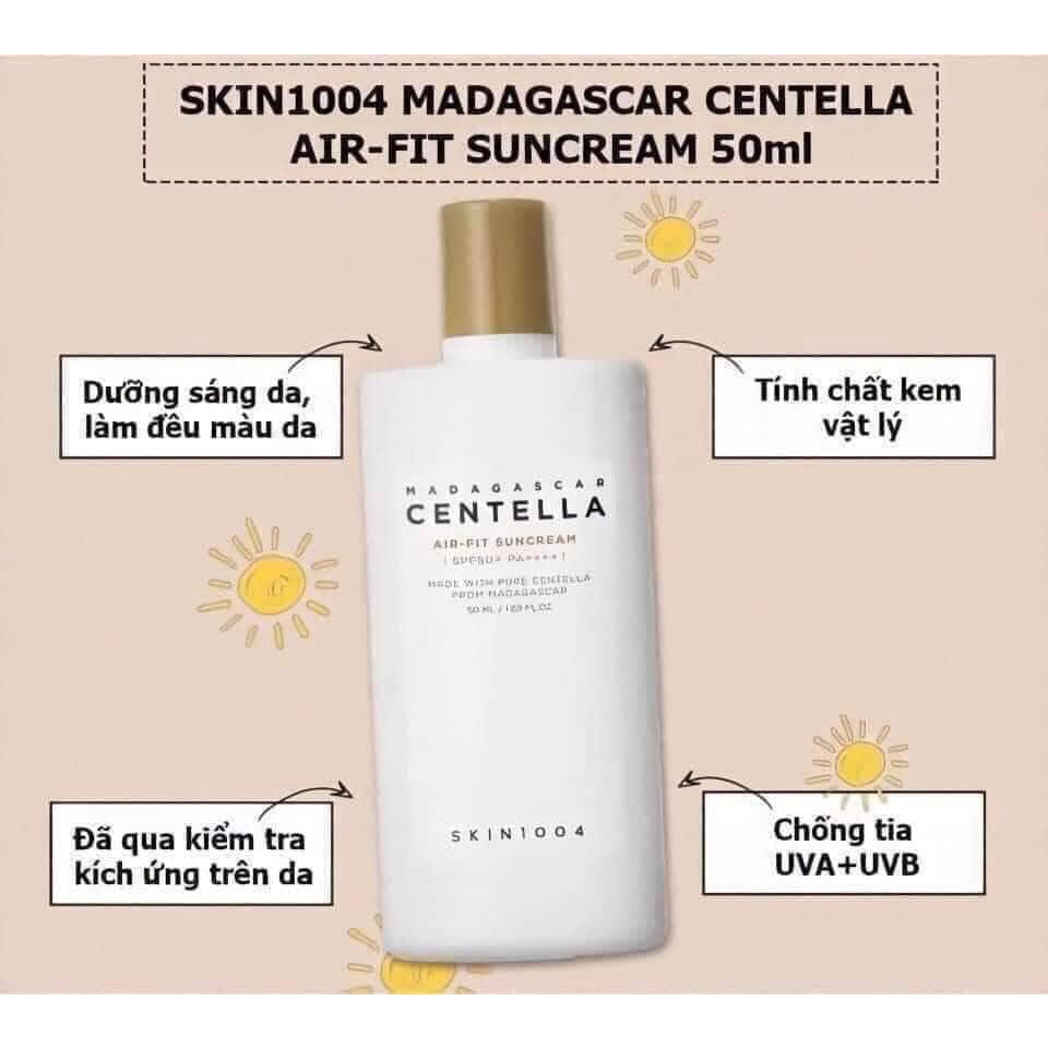 Skin1004 Madagascar Centella Air Fit Sunscreen Plus. Солнцезащитный крем Madagascar Centella Air-Fit suncream Plus spf50/pa++++ 50ml (skin1004). Skin1004 Страна производитель.