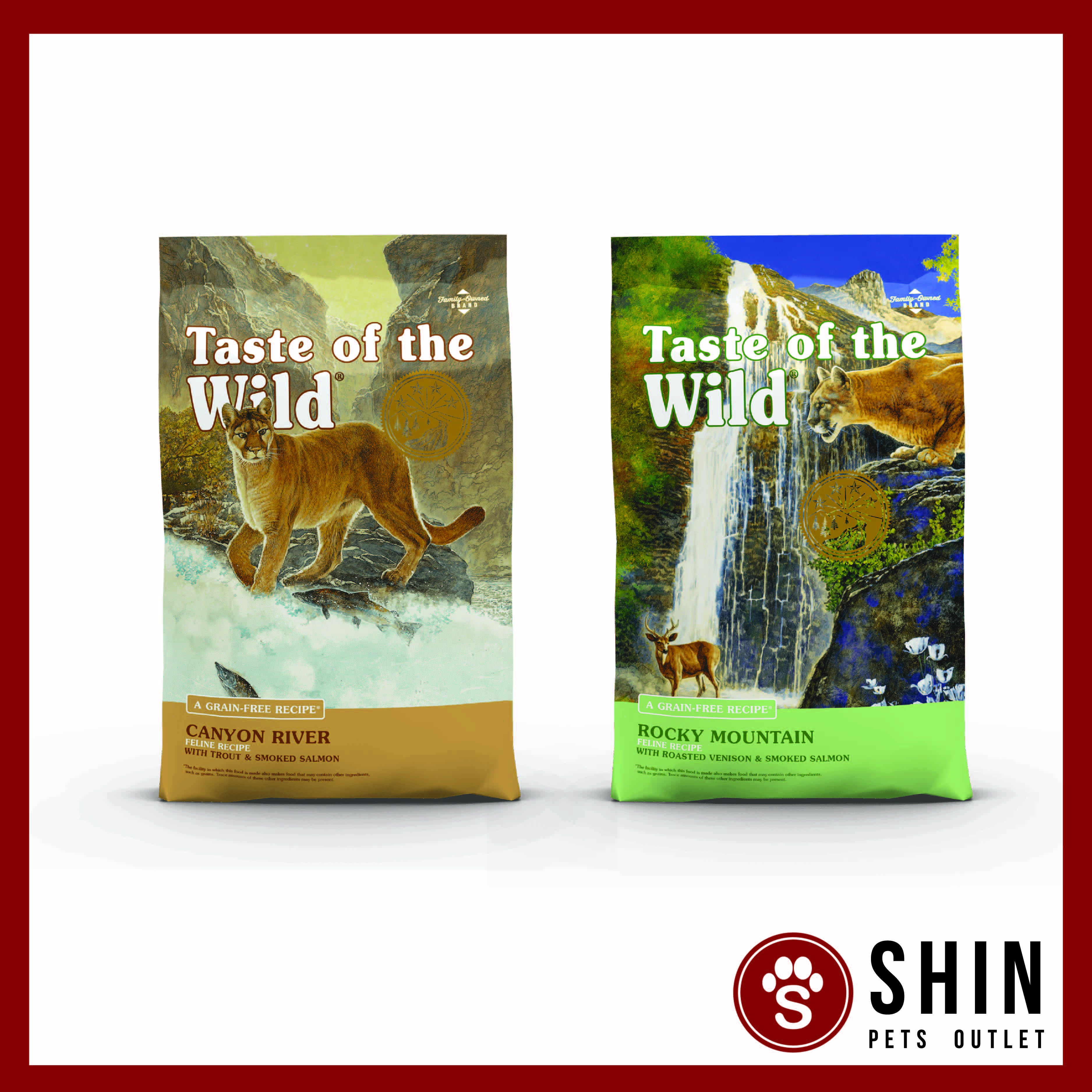TOTW Taste Of The Wild Grain Free Cat Dry Food Makanan Kucing 7kg