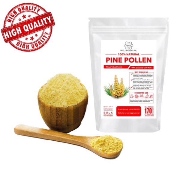 Pine Pollen 100 纯天然绿研松花粉 Shopee Malaysia