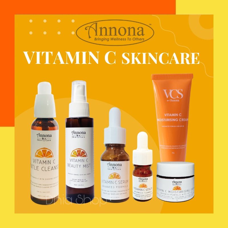 Serum Vitamin C Vitamin C Skincare Annona Vitamin C Serum Gentle Cleanser Moisturiser 6592