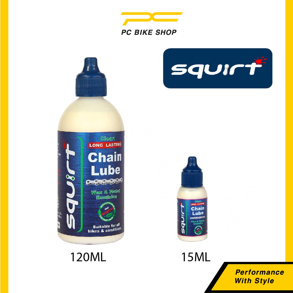 Squirt Chain Lube 15ml/120ml | Shopee Malaysia Squirt Chain Lube 15ml/120ml | Shopee Malaysia