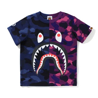 A Bathing Ape Bape Kids Baby Milo Shark Tee T Shirt Girls Boys T Shirts Tops Shopee Malaysia - supreme bape shark t shirt roblox