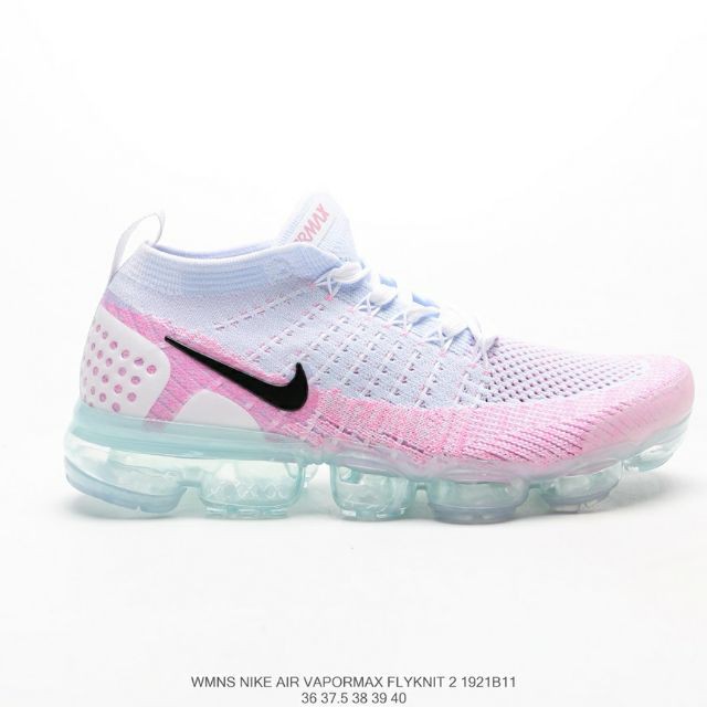 vapormax flyknit white pink
