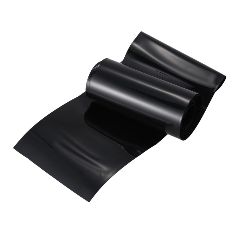 Black Battery Sleeve Electrical Wrap PVC Heat Shrink Tubing Φ76mm Width 120mm 