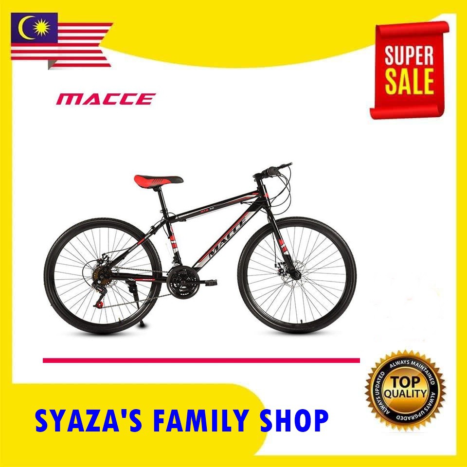 Basikal Dewasa Remaja Mountain Bike Macce Basikal Murah Lasak Basikal Senaman Shopee Malaysia