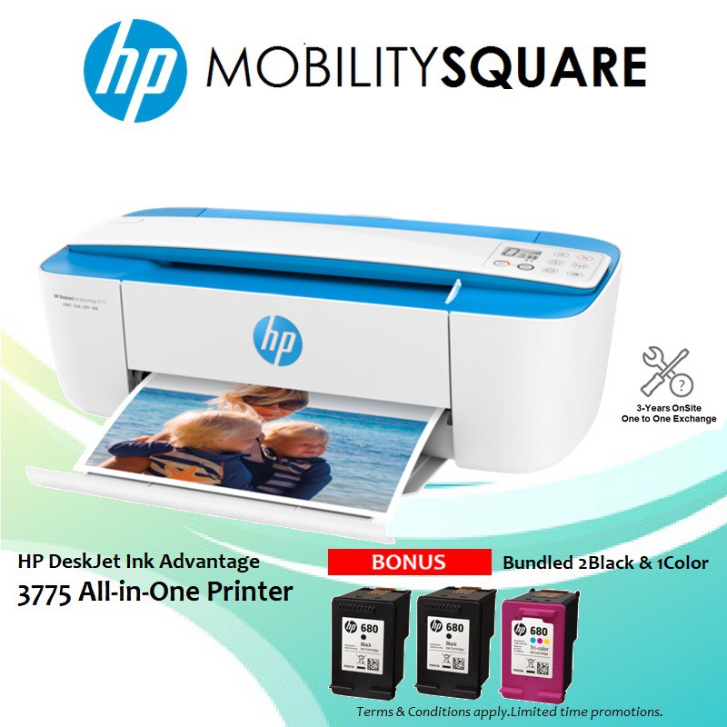 Hp deskjet 3775 замена картриджа