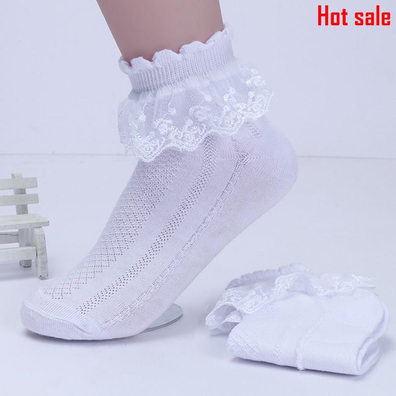 baby white lace socks