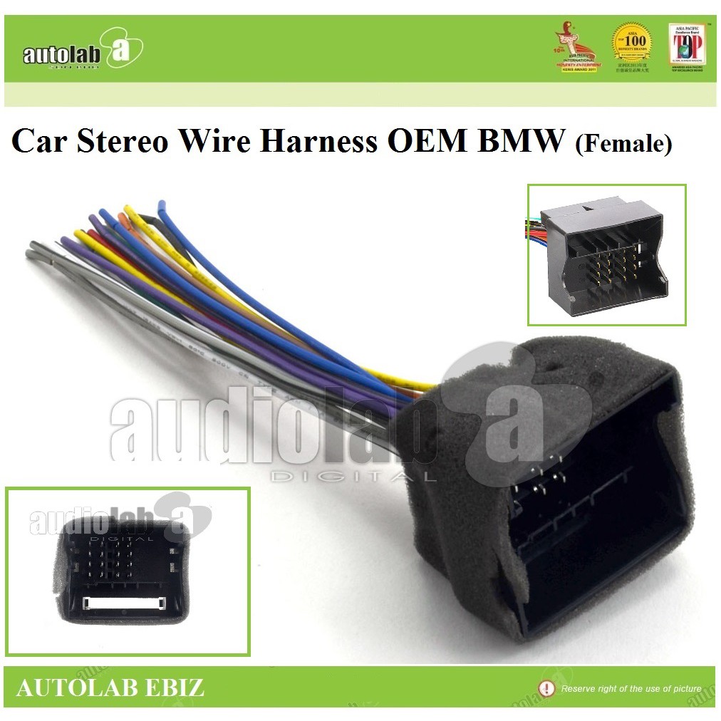 Socket Harness OEM Car Stereo Radio For BMW