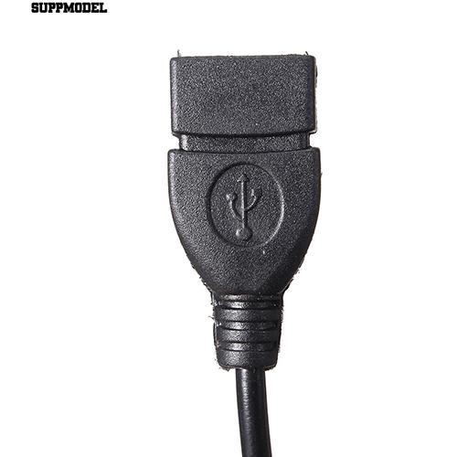 Purpose Durable 3.5mm Male Audio AUX-in-Jack USB 2.0 Type Female OTG Converter Cable - Image 2
