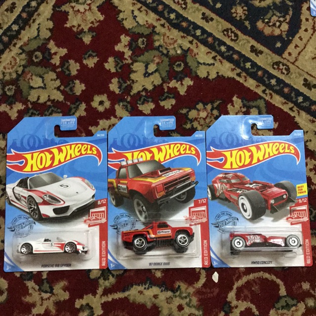 Hot wheels target red edition lot of 3 Shopee Malaysia