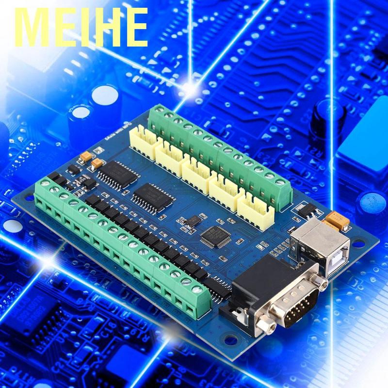 Liukouu MACH3 USB 5 Axis 100KHz Motion Controller Card Breakout Board for CNC Engraving 12-24V