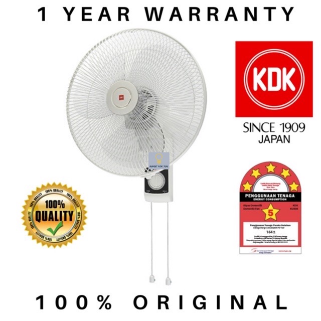 Original Kdk Wall Fan Ku Cm Kdk Kipas Dinding