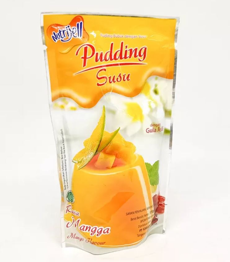 HALAL Nutrijell Pudding Susu Mangga Powder Milk Puding Instant Mango