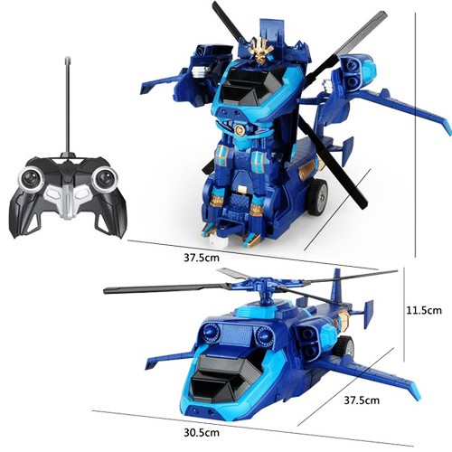 remote control helicopter and robot