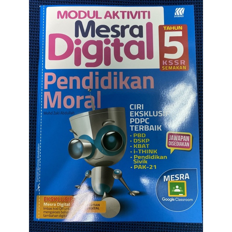 SASBADI Modul Aktiviti Mesra Digital Pendidikan Moral Tahun 5  Shopee