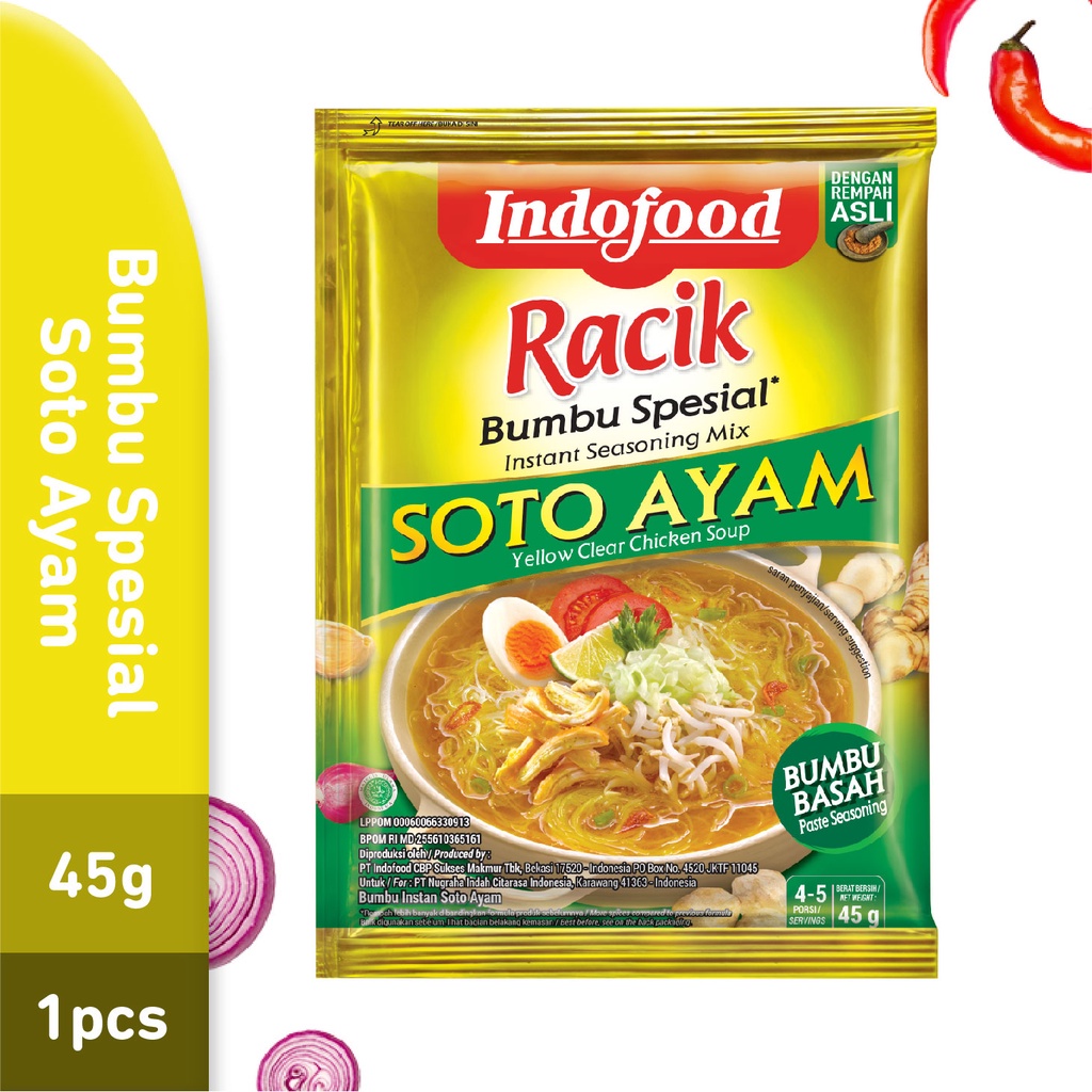 INDOFOOD BUMBU RACIK SPECIAL SOTO AYAM Gram Ready Stok Shopee Malaysia