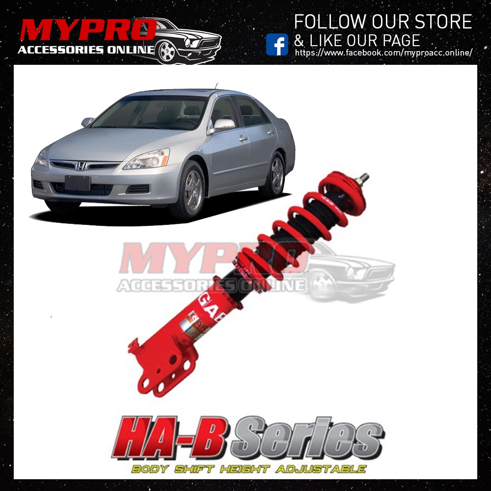 Adjustable Honda Accord CL9 / CM 2004+ GAB HAB (Fully serviceable