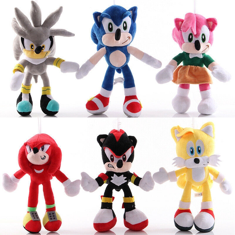 Sonic The Hedgehog Sonic Tails Knuckles The Echidna Stuffed Plush Toys Doll Shopee Malaysia
