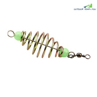 Explosion Hanging Tackle  Fishing Bait Spring Lure Stainless Steel Feeder hook