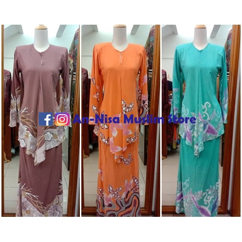 PROMOSI RAYA Baju  Kurung  Noura Batik  Terengganu  Shopee 