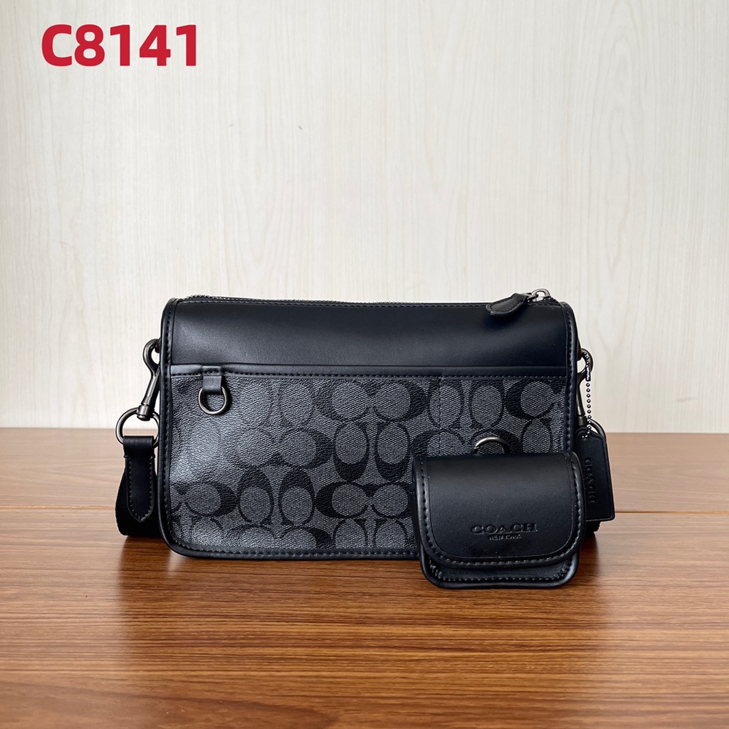 Signature BLACKSLING BAG COACH HERITAGE CROSSBODY BAG COACHCOACH