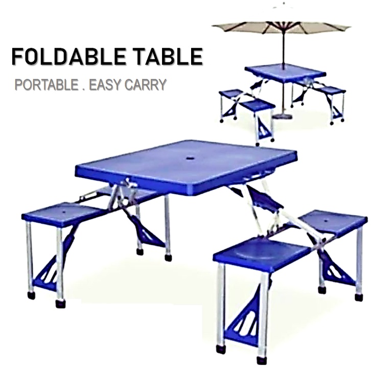 Aluminium Foldable Picnic Table Easy To Carry Outdoor  