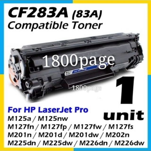 hp 83a toner compatible printers