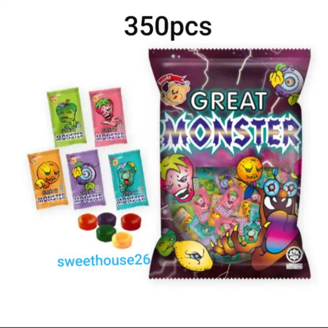 Great Monster Candy / Gula Hantu 350pcs | Shopee Malaysia